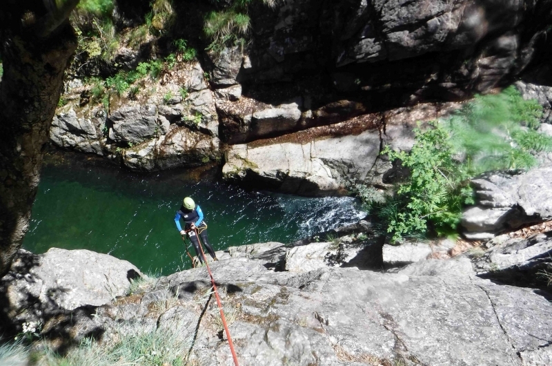 canyoning du tapoul dans les cévennes