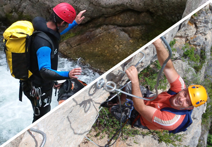 pack canyoning et via ferrata