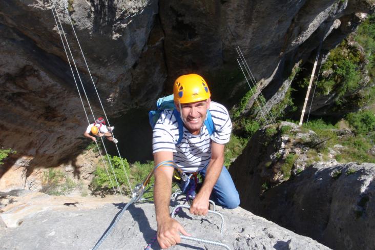 Canyoning - Via ferrata de Liaucous près de Millau en Aveyron